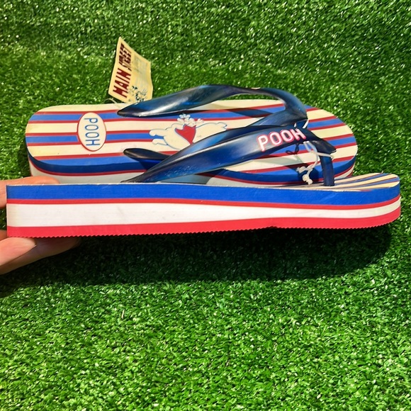 Vintage Disney Winnie the Pooh Platform Wedge Sandals - Picture 3 of 9